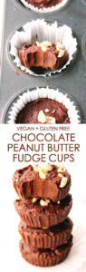 Chocolate Peanut Butter fudge cups