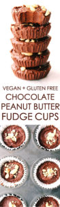 Chocolate Peanut Butter Fudge Cups