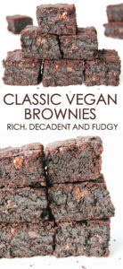 classic vegan brownies