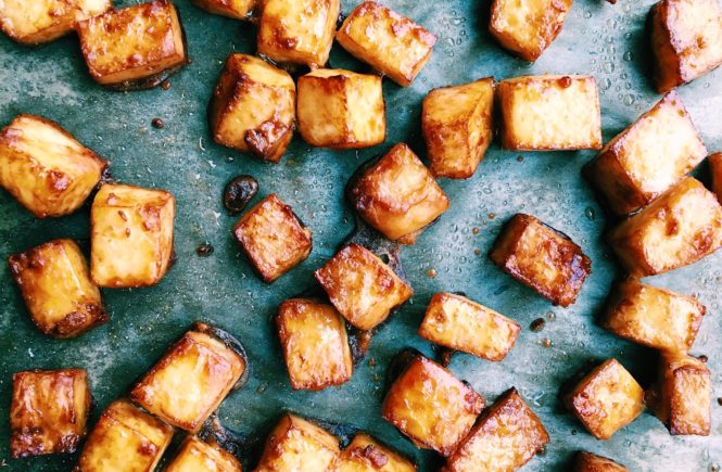 Perfect crispy baked tofu