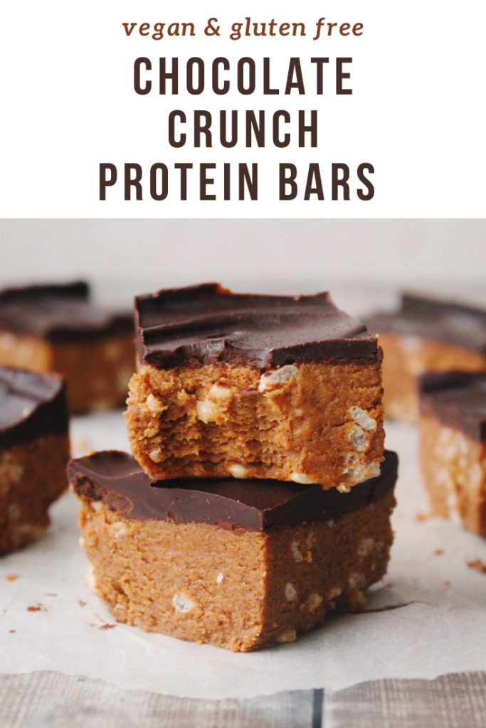 Vegan Chocolate Crunch Protein Bars {vegan, gluten free}