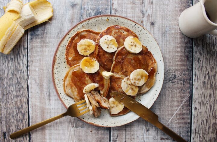 Vegan Banana Bread Pancakes