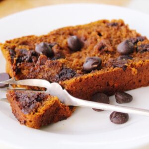 Chocolate Chip Pumpkin Bread (Vegan & Gluten Free)