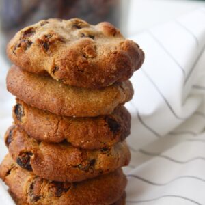Soft Cinnamon Raisin Cookies (Vegan & Gluten Free)