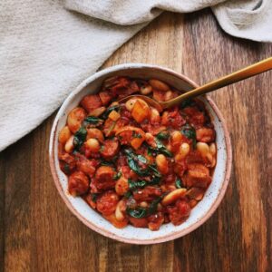 Vegan Chorizo & Butterbean Casserole {vegan, gluten free}
