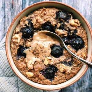Blueberry Baked Oats