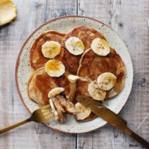 Vegan Banana Bread Pancakes