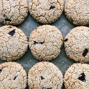 vegan tahini cookies