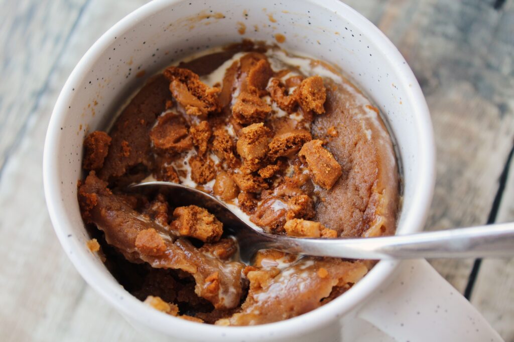 biscoff mug cake