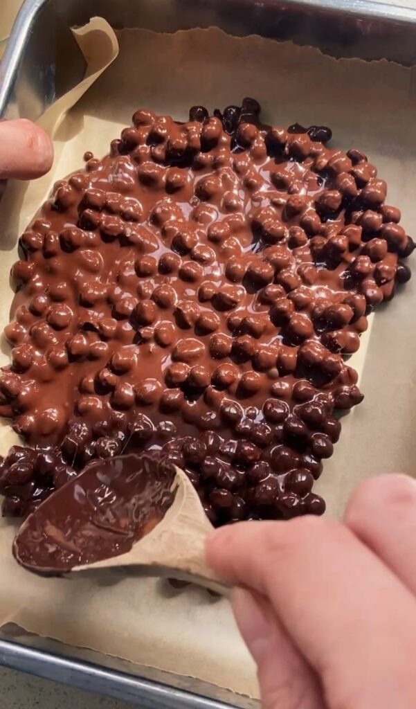 Chocolate Chickpea Bark