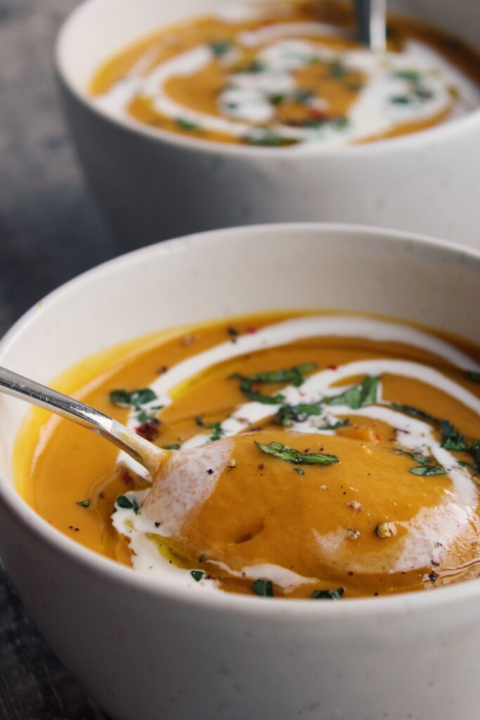 Sweet Potato, Coconut and Chilli Soup