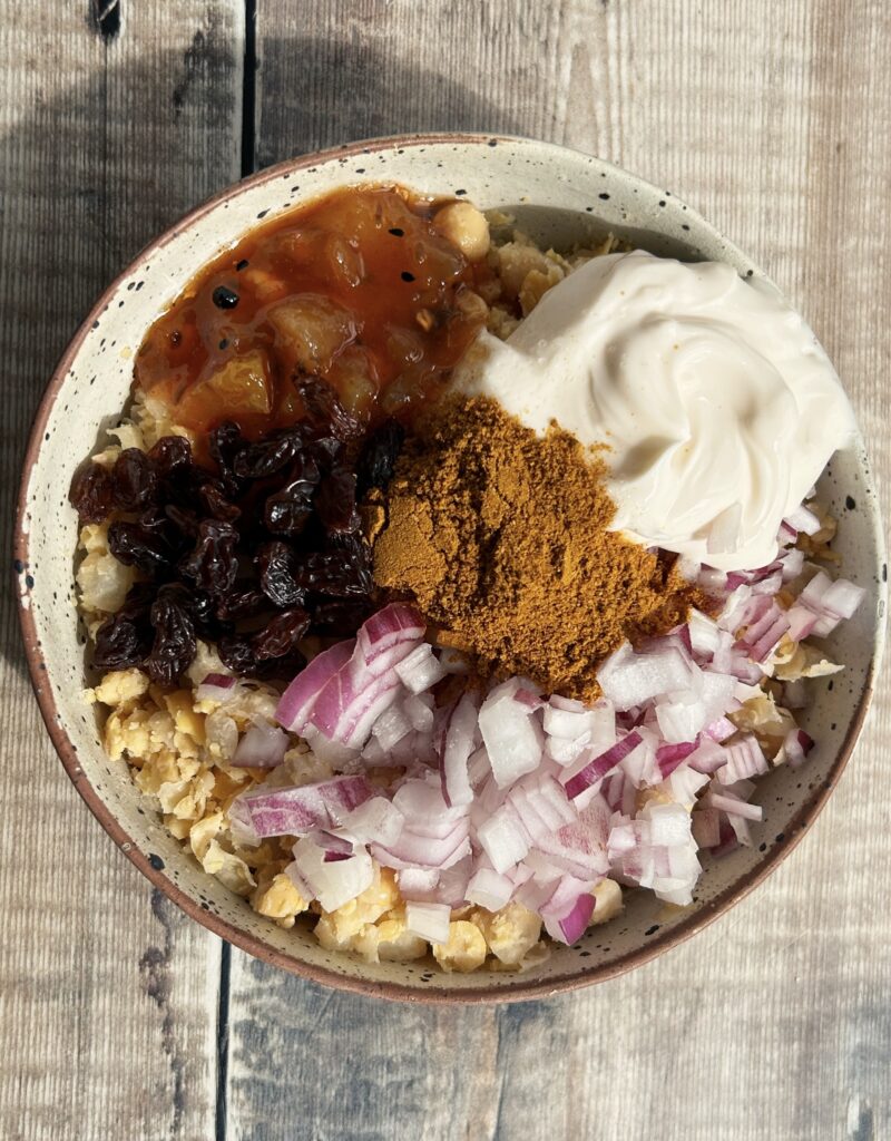 Coronation Chickpea Sandwich