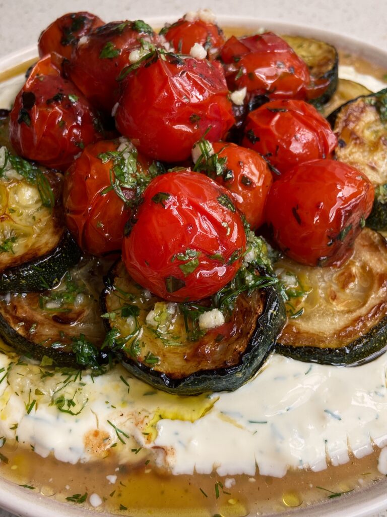 Zesty Fried Courgette