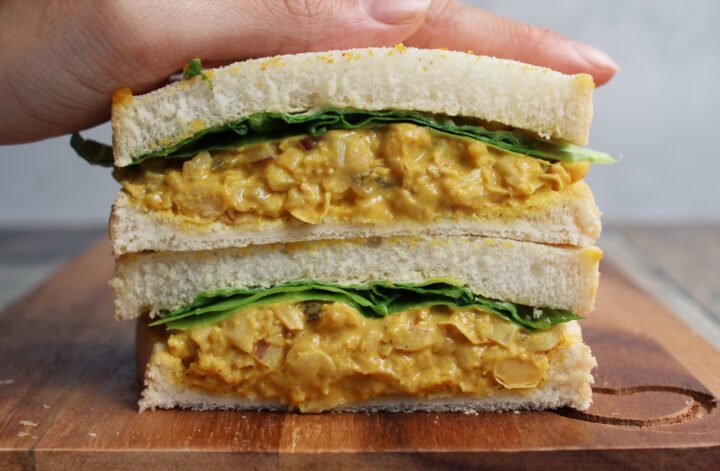 Coronation Chickpea Sandwich