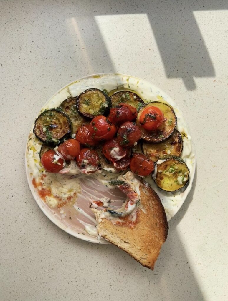 Zesty Fried Courgette