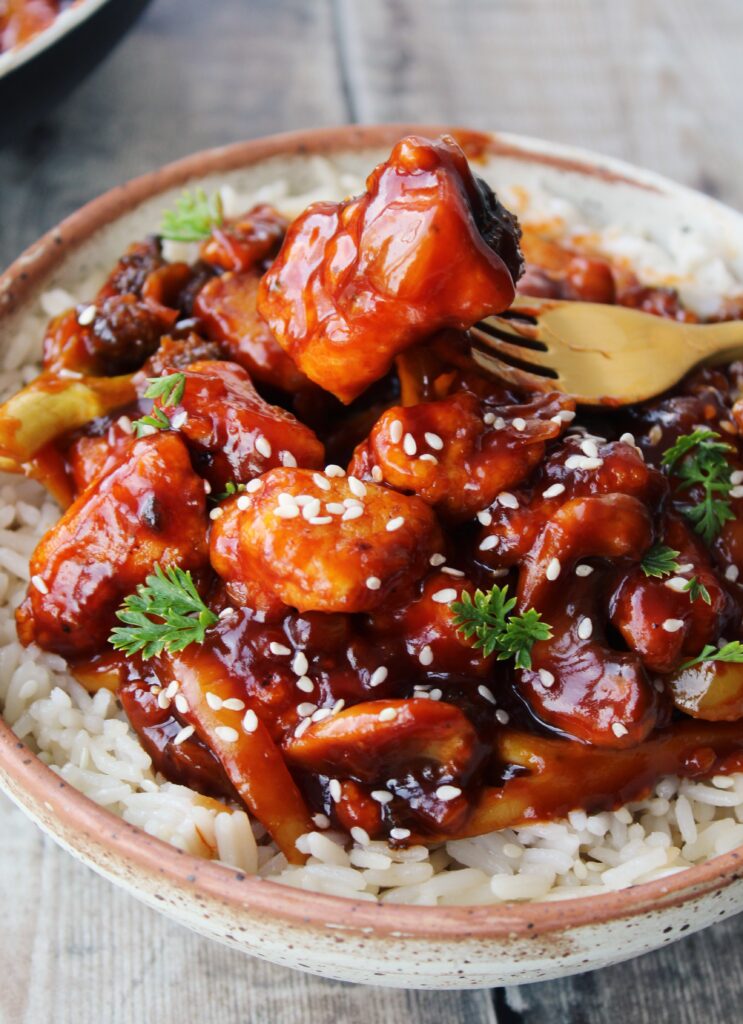 sweet & sour tofu 