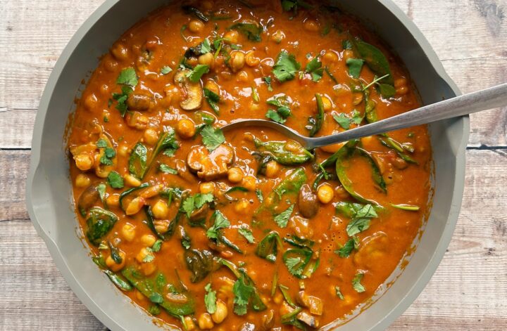 Chickpea and Mushroom Curry