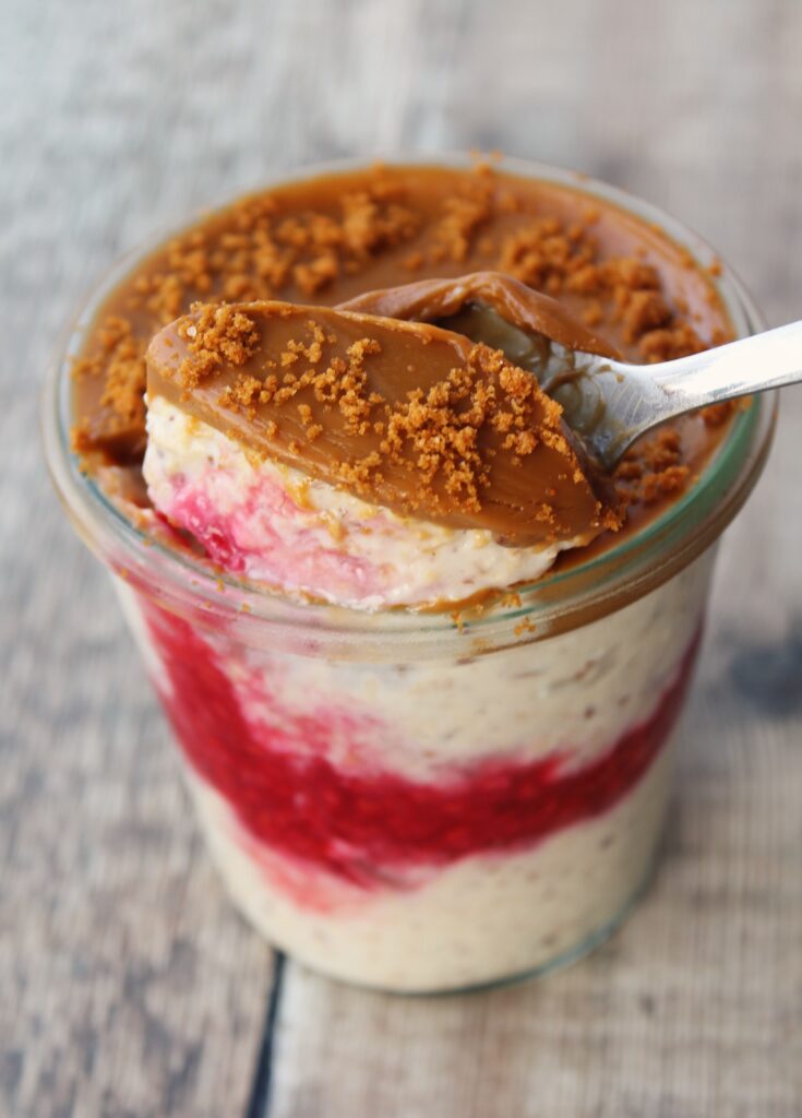 Biscoff Overnight Oats