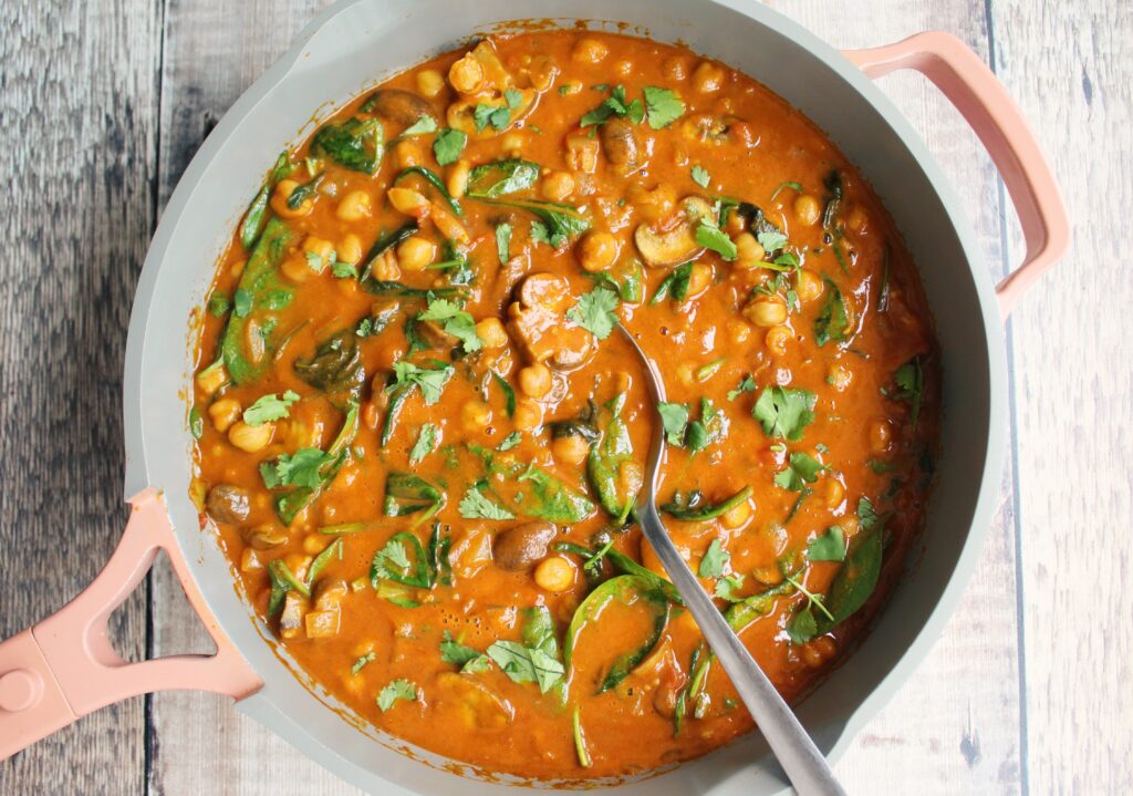 Chickpea & Mushroom Curry