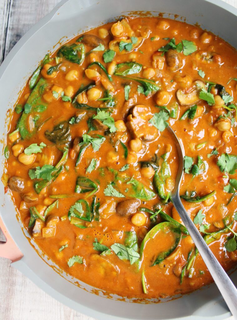 Chickpea & Mushroom Curry