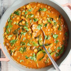 Chickpea and Mushroom Curry
