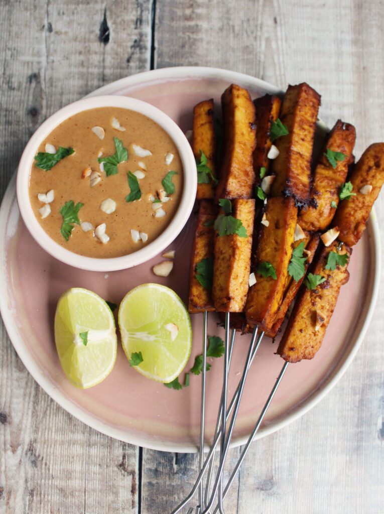 Satay Tofu Skewers 