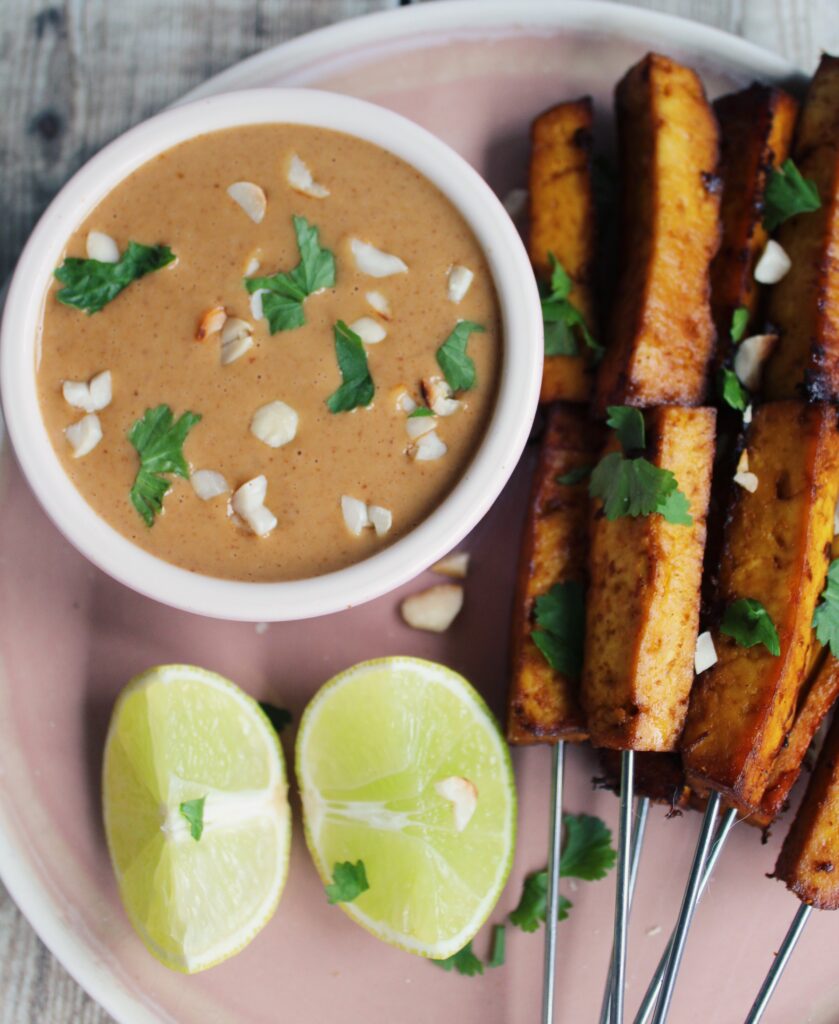 Satay Tofu Skewers 