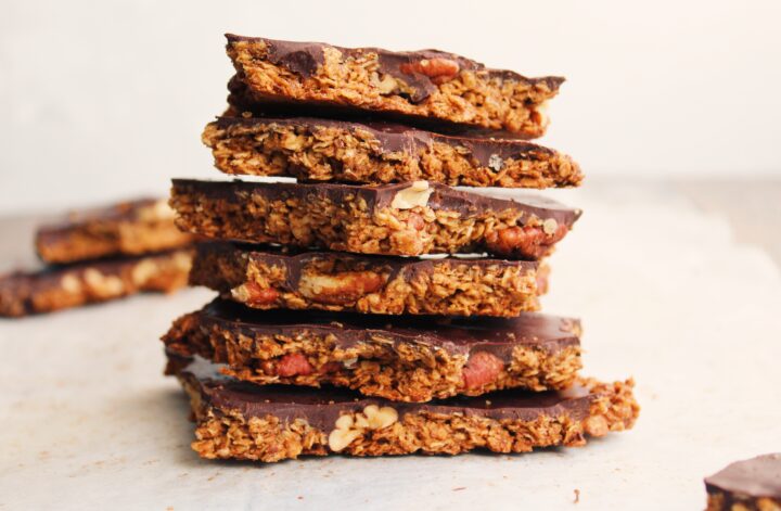 Chocolate Pecan Granola Bark