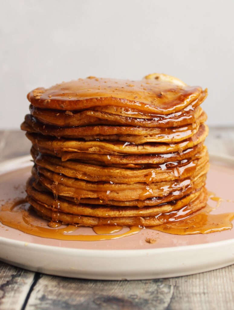 vegan pumpkin pancake
