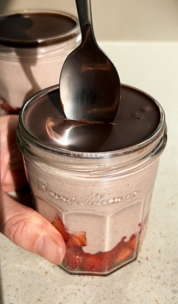 Blended Strawberry Oats