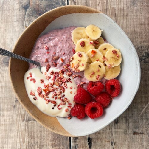 Raspberry Chia Pudding