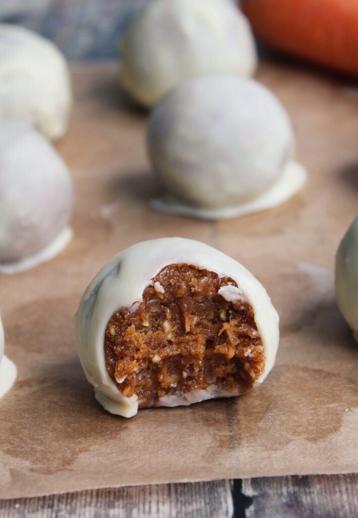 No Bake Carrot Cake Bites