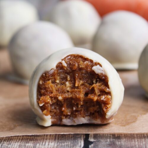 No Bake Carrot Cake Bites