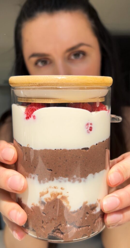 Chocolate Peanut Butter Chia Pudding