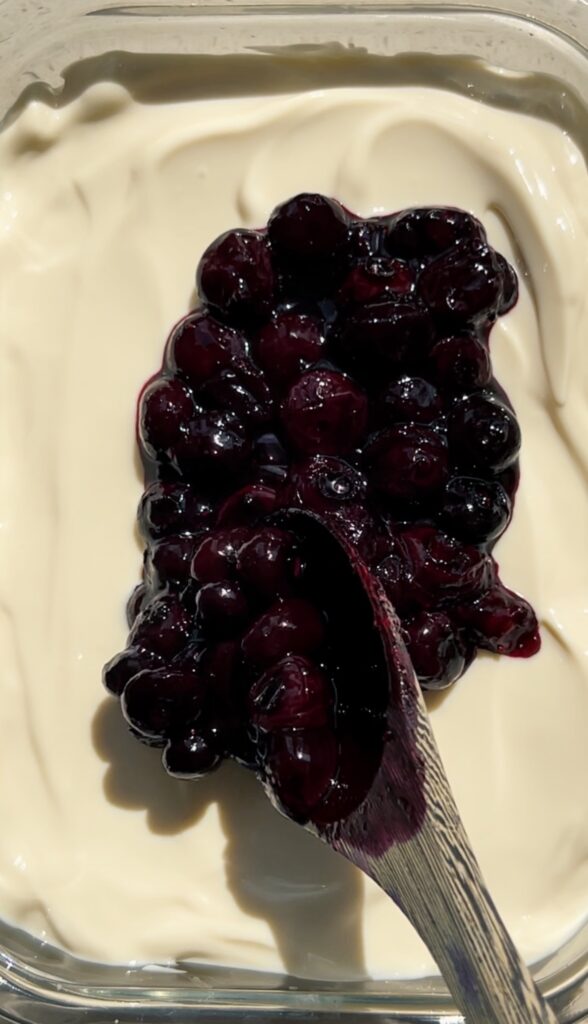 Blueberry Cheesecake Overnight Weetabix