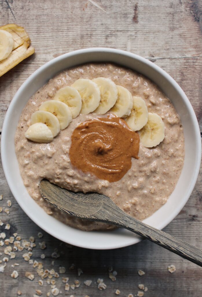 Peanut Butter Banana Overnight Oats