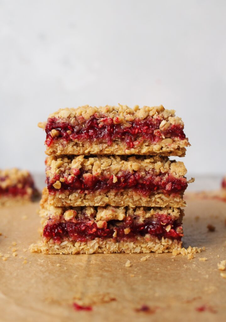 Berry Crumble Bars (Vegan)