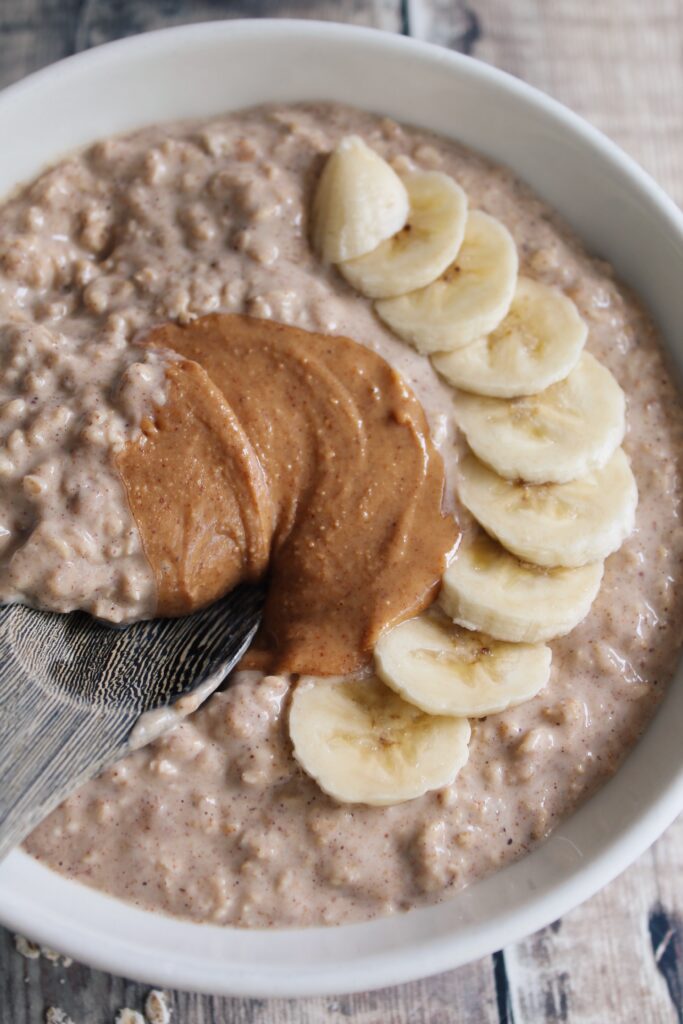 Peanut Butter Banana Overnight Oats