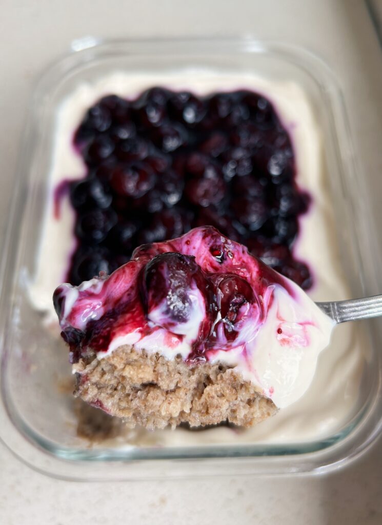 Blueberry Cheesecake Overnight Weetabix