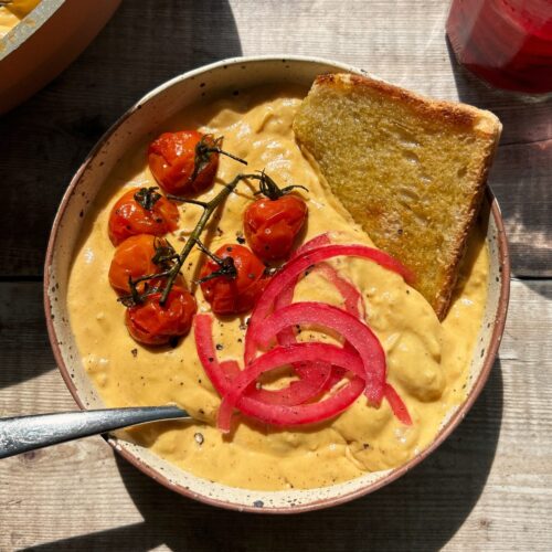 High Protein Cheesy Butterbeans