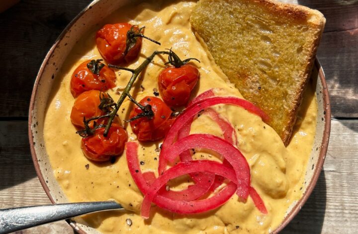 High Protein Cheesy Butterbeans