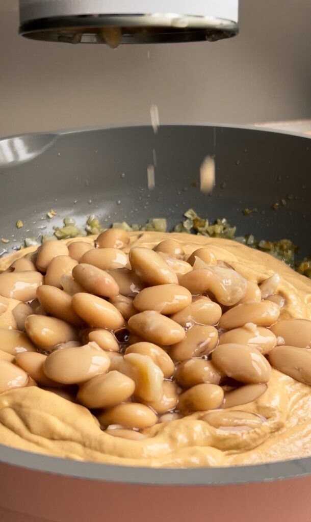 High Protein Cheesy Butterbeans
