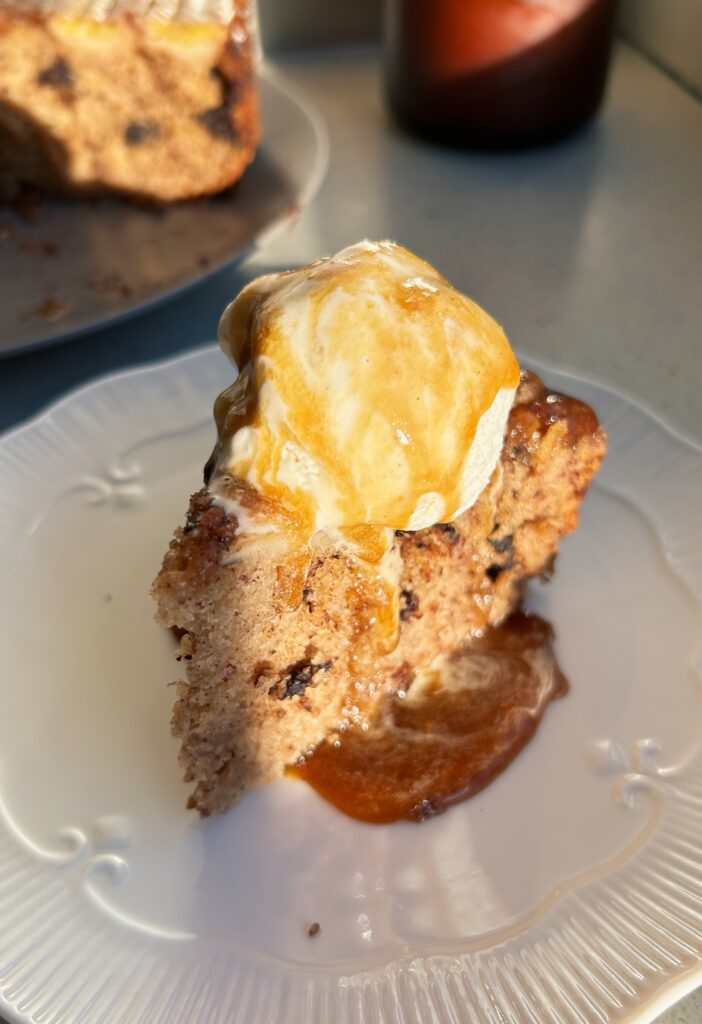 Vegan Upside Down Banana Cake