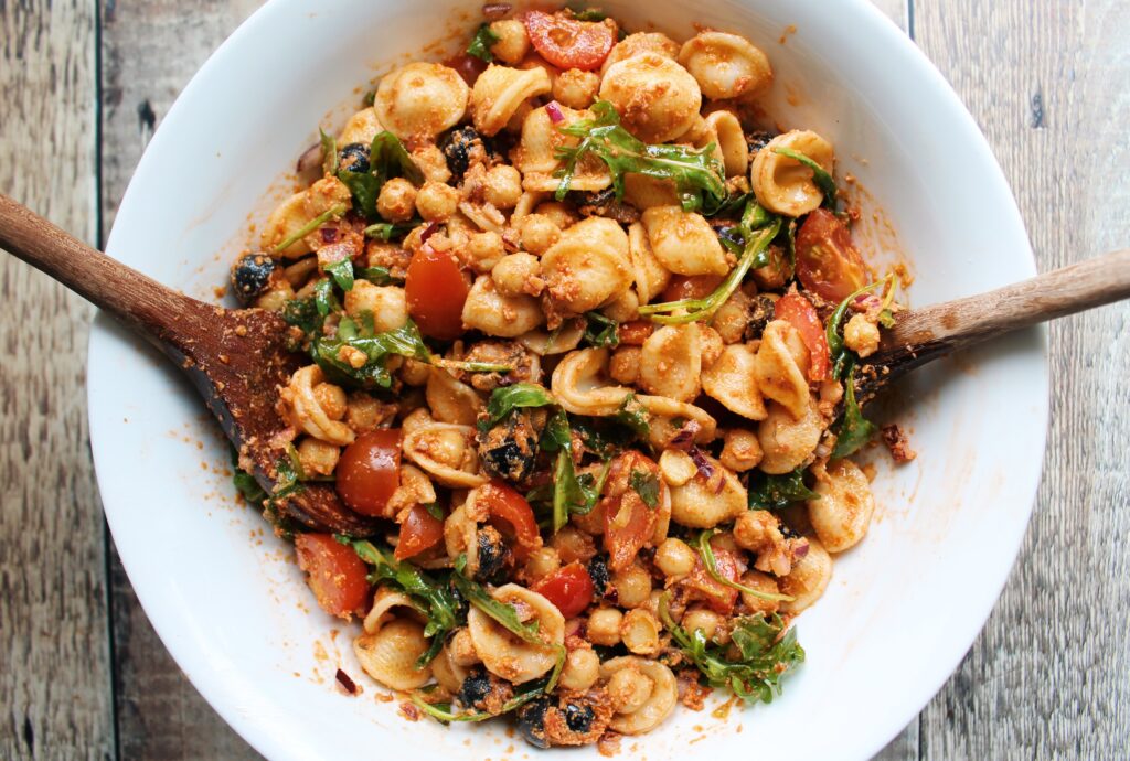 Sundried Tomato Pasta Salad (Vegan)