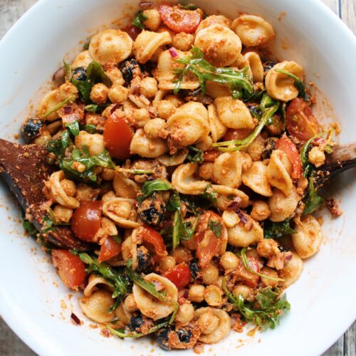 Sundried Tomato Pasta Salad (Vegan)