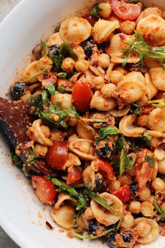 Sundried Tomato Pasta Salad (Vegan)