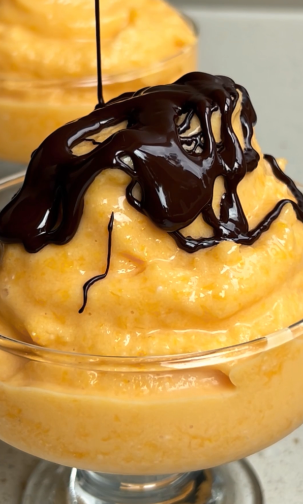 3 Ingredient Tangerine Sorbet