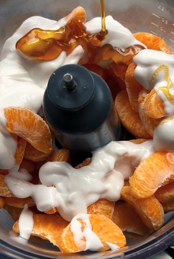 3 Ingredient Tangerine Sorbet