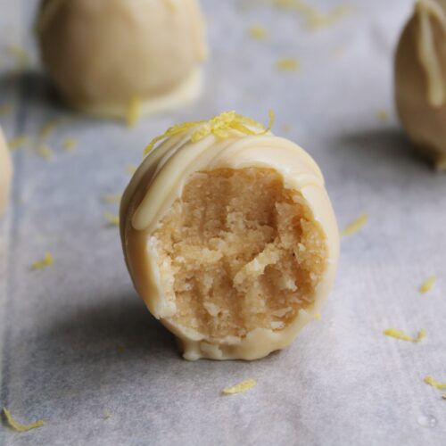 No Bake Lemon Truffles