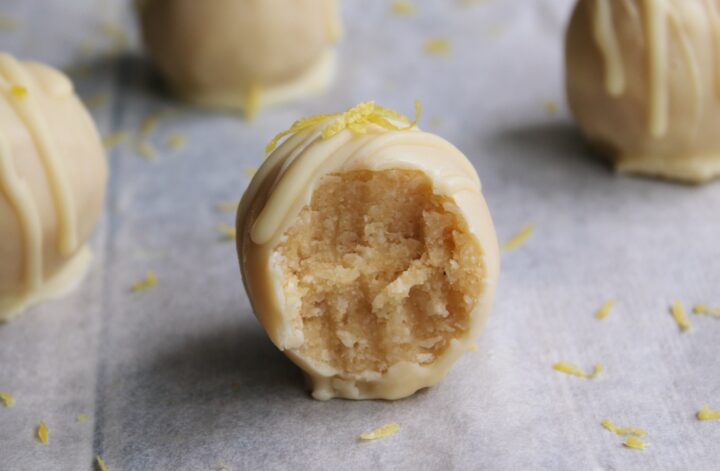 No Bake Lemon Truffles